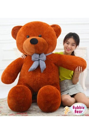 MNZ-100-120 سم دب طدي بلوش مع ربطة قوس - Bubblebear