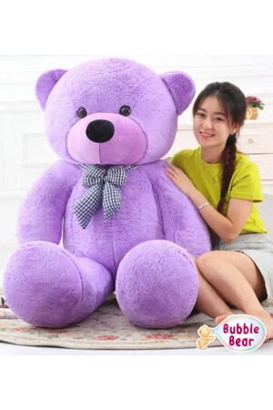 100-120 Cm Plush Teddy Bear with Bow Tie - Bubblebear