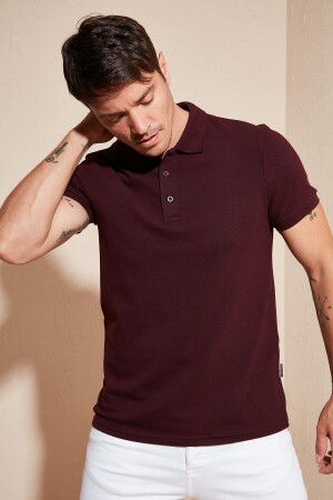 100 % Baumwolle, reguläre Passform, geknöpftes Polo-Hals-T-Shirt. Herren-Polo-Hals-T-Shirt 5902127 - Buratti