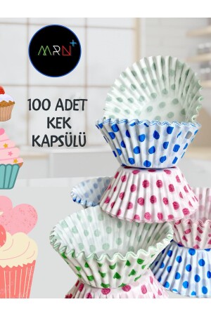 100 Cake Capsules - Muffin Paper - Cupcake Paper - Muffin Capsule - Mirvano