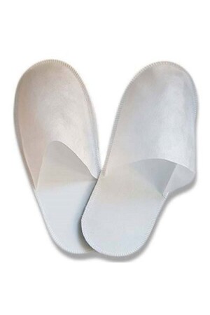 100 Çift Otel Terlik- Overlok Terlik- Tek Kullanımlık Terlik - Nonwovenshoes