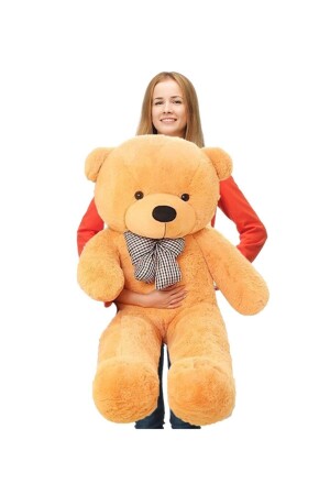 100 Cm Big Teddy Bear with Bow Tie 100% Local 2163809 - Özgüner Oyuncak