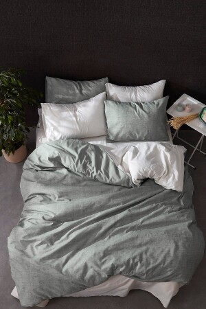 100% Cotton Double-Sided Double Duvet Cover Set TYC00709332196 - BONJARDİNHOME