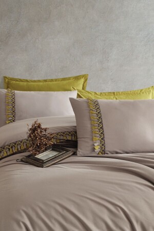 100% Cotton Double Tassel Duvet Cover Set RBNSÇ-BOHE-NOR-P - Nordqueen