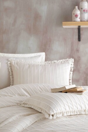 100% Cotton Double Tassel Duvet Cover Set RNBES-EST-NOR-P - Nordqueen
