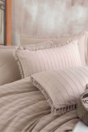 100% Cotton Double Tassel Duvet Cover Set RNBES-EST-NOR-P - Nordqueen