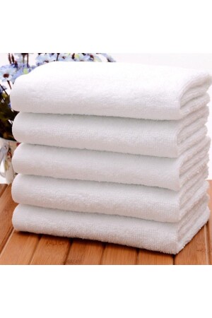 100% Cotton Extra Soft White 6 Pieces Sports & Hairdresser 50x90 Hand and Face Towel Set 6pcs*ANTHRACITE - AYHANHOME