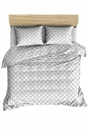 100% Cotton Italian Size 250x200 Double Duvet Cover and 2-Piece 52x82 Pillowcases - Makiteks