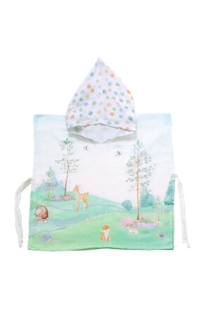 100% Cotton Muslin Unisex Children's Poncho KIDSPONCHO - Casadora Baby