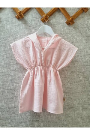 100% cotton Muslin Wrap Hooded Poncho bathrobe, Beach Towel (FABRICS ARE CERTIFIED) poncho45 - YadaBaby