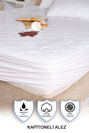 100% Cotton Quilted - Fitted Full Edge - Liquid Proof - Single - Double Baby Mattress Protector Mattress Protector - Vionel Home