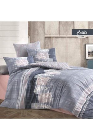100% Cotton Ranforce Duvet Cover Set - Callis 21 - Majoli