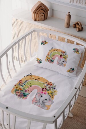 100% Cotton Satin Mother Yani Crib Duvet Cover Set LLBANY16 - Lilabio
