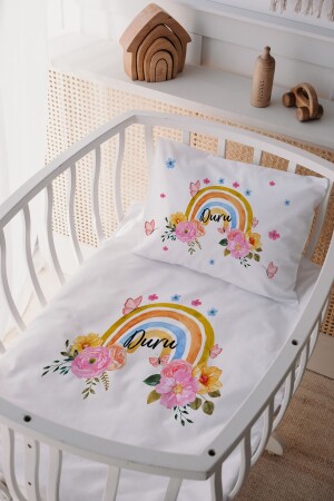 100% Cotton Satin Mother Yani Crib Duvet Cover Set LLBANY20 - Lilabio