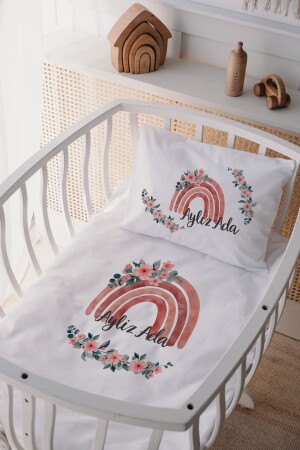 100% Cotton Satin Mother Yani Crib Duvet Cover Set LLBANY21 - Lilabio