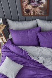 100% Cotton Single Double Sided Duvet Cover Set colors - Always