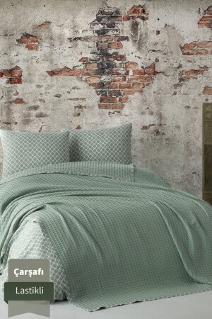 100% Cotton Woven Pool Sheet Elastic Double Duvet Cover Set. - Lapenya Home