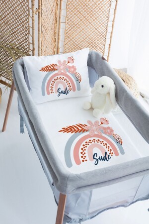 100 % Deluxe-Baumwolle, personalisiertes 70 x 120 Park-Bettbezug-Set PRKYT27 - Lilabio