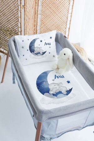 100 % Deluxe-Baumwolle, personalisiertes 70 x 120 Park-Bettbezug-Set PRKYT43 - Lilabio