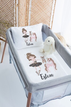 100 % Deluxe-Baumwolle, personalisiertes 70 x 120 Park-Bettbezug-Set PRKYT53 - Lilabio
