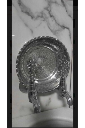 % 100 El Işçiliği Bakır Üzeri Gümüş Kaplama Hamam Tası Gelin Kına Tası - Faya Home