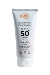 % 100 Mineral Güneş Koruyucu Krem Yüz & Vücut SPF50- PA--, 100 ml dk0027 - Soltis