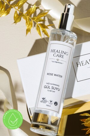 100% Natural, Oil-free Pure Rose Water 100 ml Tonic (Pore Firming and Purifying) Healingcare03 - Healing Care