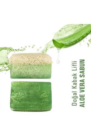 100% Natural Pumpkin Fiber Aloevera Soap - Ece Ronay