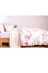 %100 Pamuk 240x220 Çift Kişilik Nevresim Ve 2’li 50x70 Yastık Kılıfı A240220FIRFIRLILAMUS - makiteks