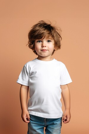 %100 Pamuk Erkek Çocuk Regular Kısa Kollu T-shirt - Lilabio