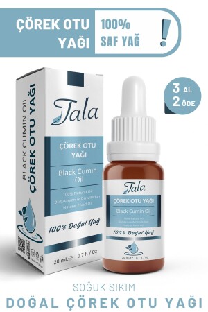 100% Pure and Natural Black Cumin Oil Cold Pressed 20 Ml - Tala