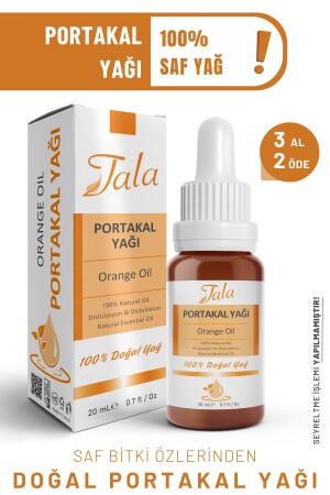 100% Pure and Natural Orange Oil 20 Ml - Tala
