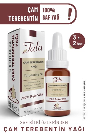100% Pure and Natural Pine Turpentine Oil 20 Ml - Tala