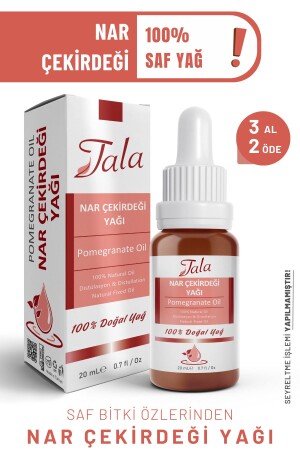 100% Pure and Natural Pomegranate Seed Oil Cold Pressed 20 Ml - Tala