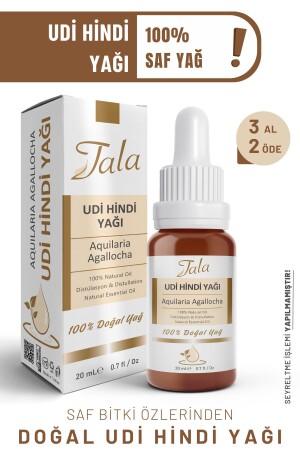 100% Pure and Natural Udi Turkey Oil Cold Pressed 20 Ml - Tala