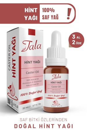 100 % reines und natürliches Rizinusöl kaltgepresst, 20 ml - Tala