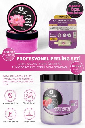 1000G. Body Peeling Epilation Before And After Ingrown Hair Peeling Moisture Bomb Reinforced - Smoothly
