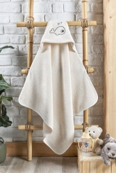 (100X100CM) Bambu Balık Nakışlı Bebek Havlu Kundak Ve Kese Seti bkr221223 - EIFIN