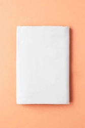 100x120 Pamuk Saten Çarşaf Lastiksiz - Lilabio