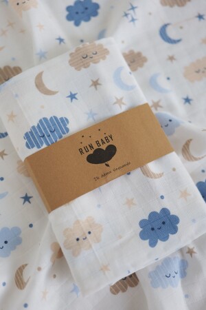 100x120cm Oeko-tex Certified Baby Muslin Cover - Runbaby