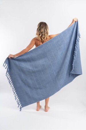 100x170cm Large Beach Bath Shower Towel Fringed 100% Cotton HVL. one hundred. 201. 1X - CottonTherapy