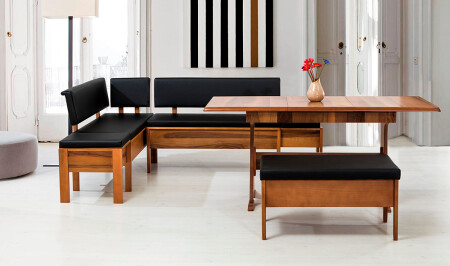 1010 Kitchen Corner Set - Walnut - Cadde Yıldız