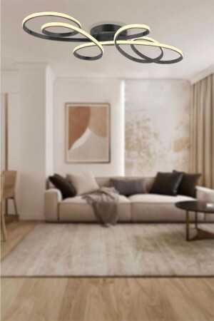 1012-sy Black Led Chandelier 1012-SY - Eray Aydınlatma