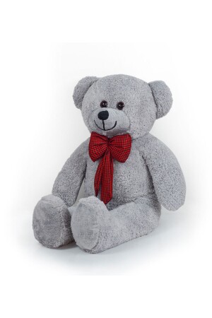 102 Cm Big Teddy Bear with Bow Tie (100% Local) Brown - Özgüner Oyuncak