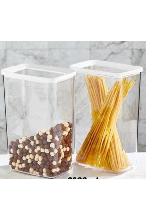 10×2900ml Vipahmet Rectangular White Lid Vacuum Storage Container 102900d - Vip Ahmet