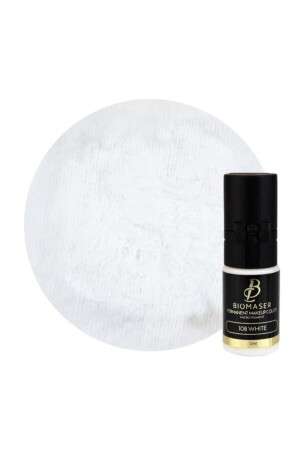 108 White Permanent Makeup Support Paint - Biomaser
