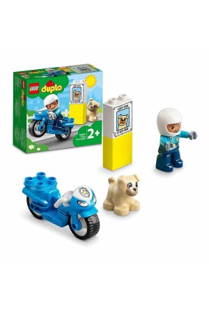 (دوبلو) - (منيز) - (دوبلو) - (موتوريسيكل شرطة الإنقاذ 10967 - Lego