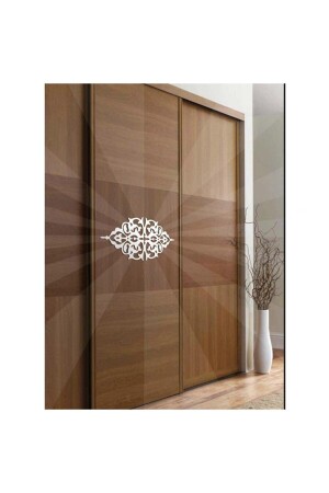 10k Decor Decorative Gold Adhesive Mirrored Plexi Furniture Cabinet Ornament 5082 Gold - 10Kdekor