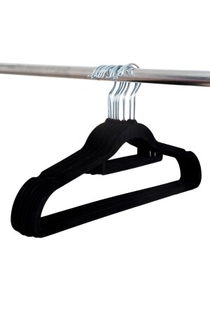 10Pcs Premium Velvet Hanger Trouser Hanger Clothes Hanger Hanger High Quality Velvet Clothes Hanger - Robeve