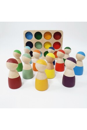 12 Age Special Waldorf Rainbow Human Figures for 1+ Years - Bee Smart